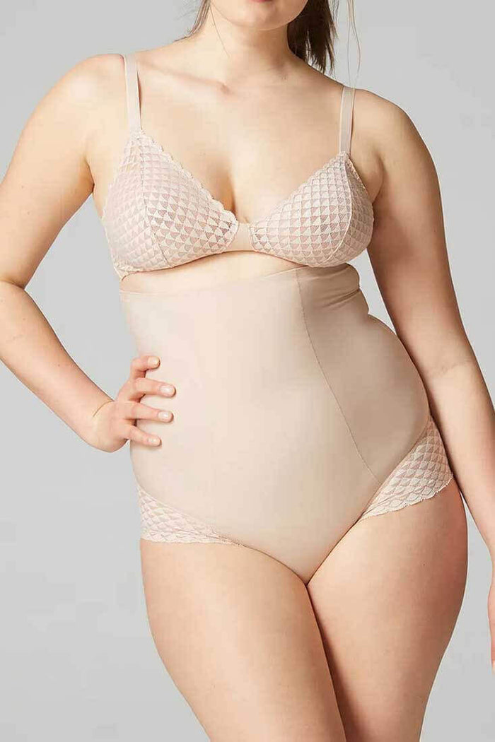 Simone Perele Subtile High Waist Shaper Brief Color: Nude Size: XS at Petticoat Lane  Greenwich, CT