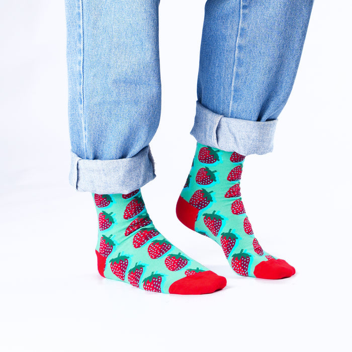 Summer-Berry Bamboo Socks