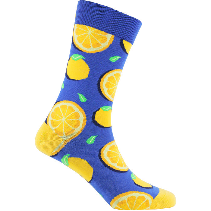 Summer Lemons Cotton Socks