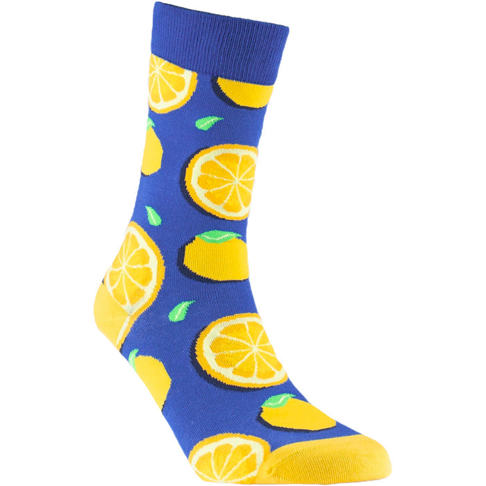 Summer Lemons Cotton Socks