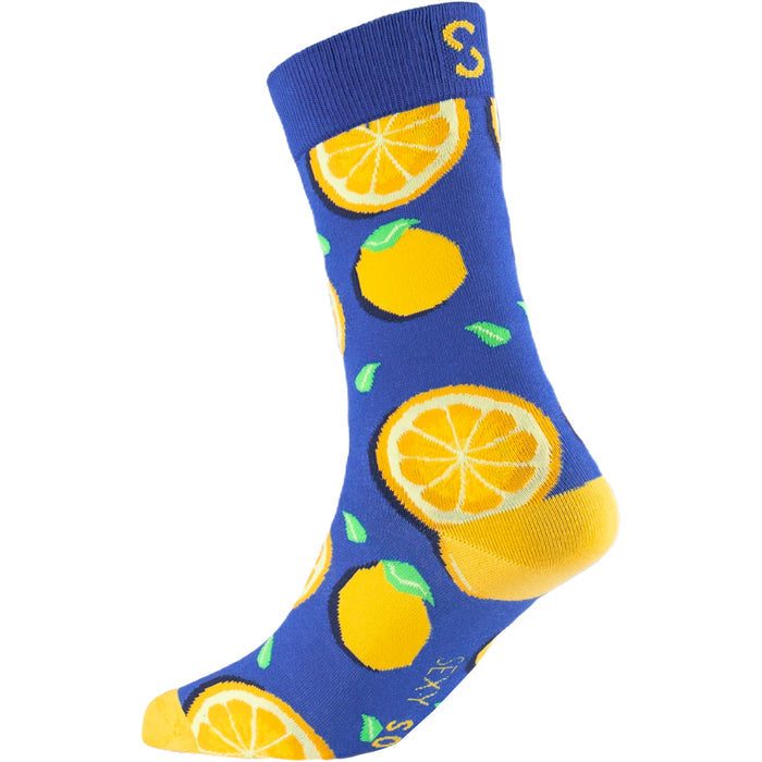 Summer Lemons Cotton Socks