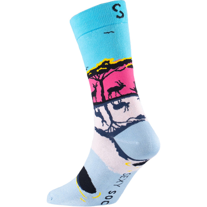Sunset Safari Bamboo Socks