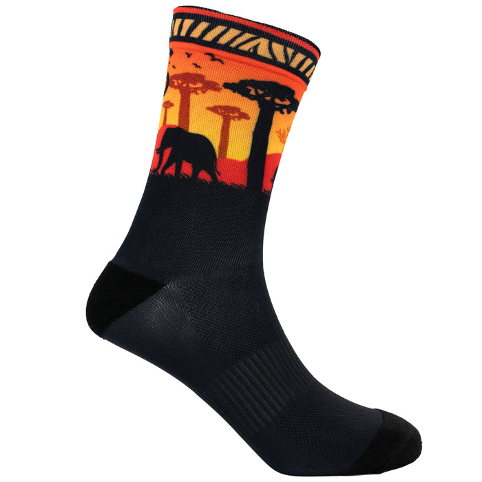 Sunset Walk Unisex Active Socks