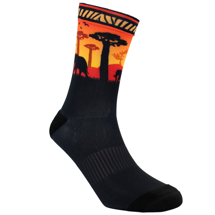 Sunset Walk Unisex Active Socks