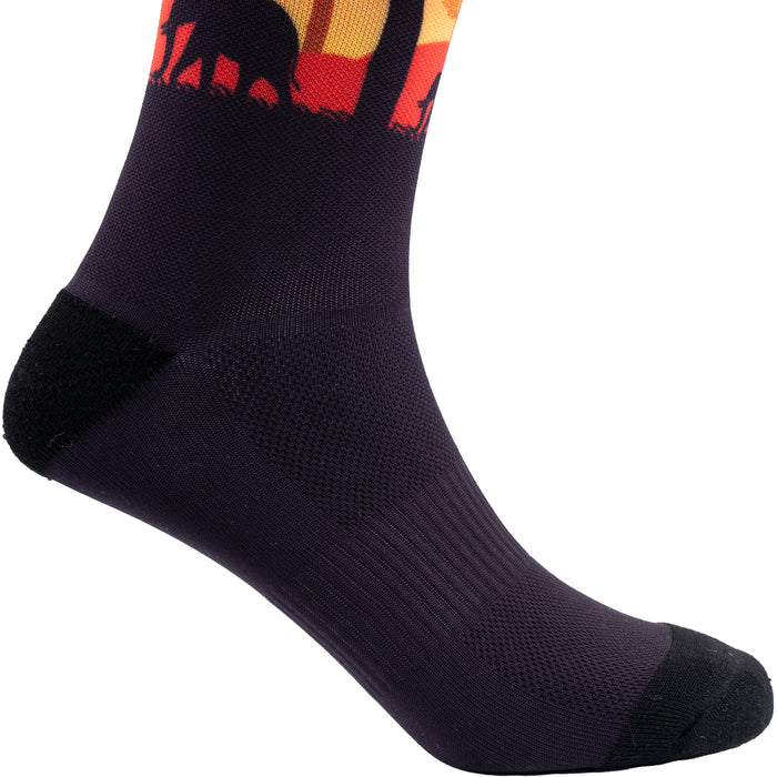 Sunset Walk Unisex Active Socks