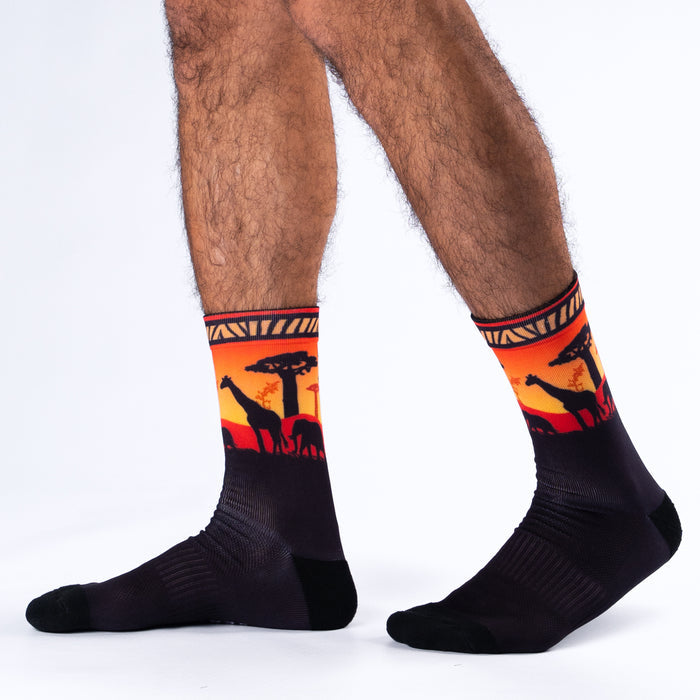 Sunset Walk Unisex Active Socks