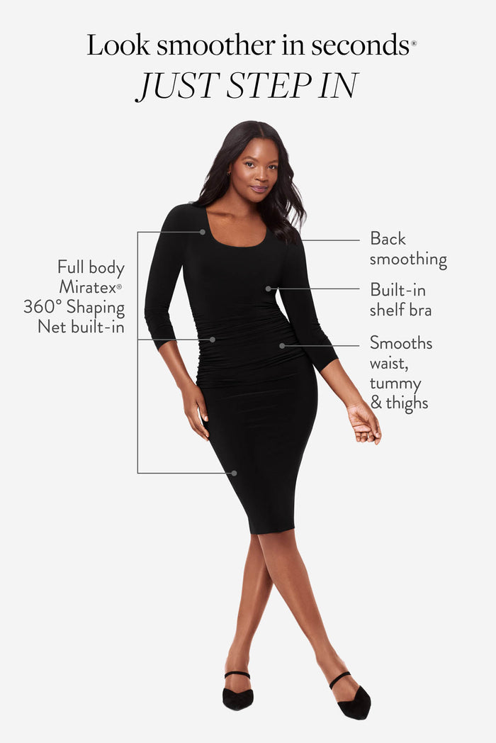 Suri Shaping Dress in Black