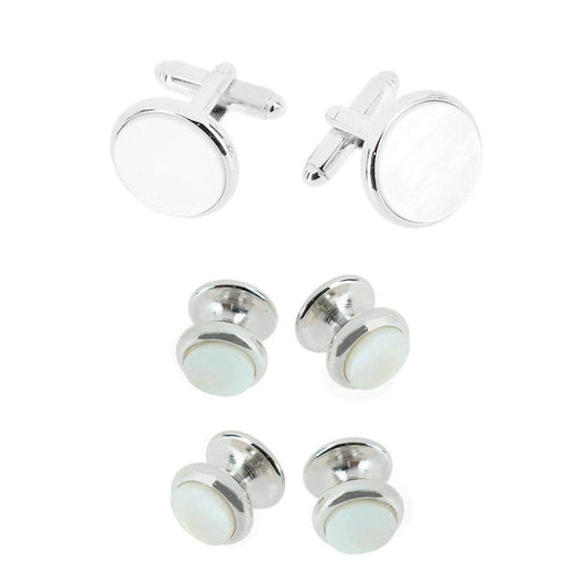 Sutton Mother of Pearl Formal Set (Cufflinks & Tuxedo Studs)
