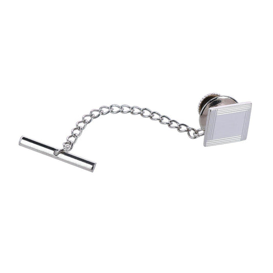 Sutton Sterling Silver Engine-Turned Tie Tack