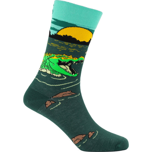 Swamp Gator Bamboo Socks