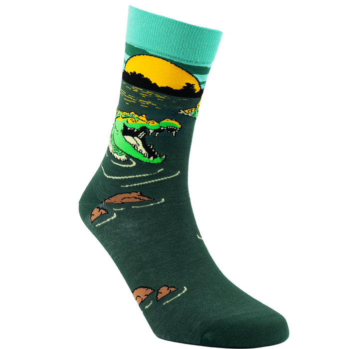 Swamp Gator Bamboo Socks