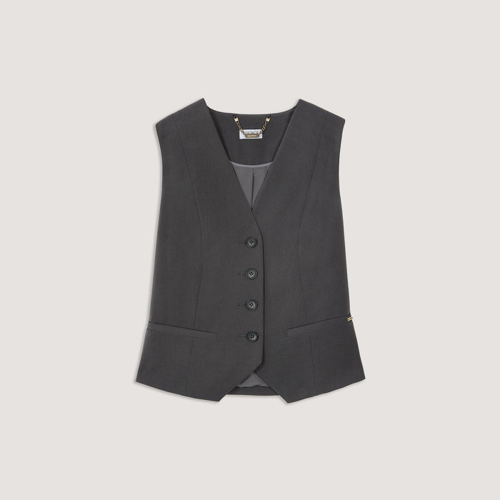 Tailored Waistcoat - Charcoal