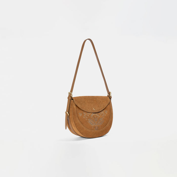 Talia Saddle Bag - Brown