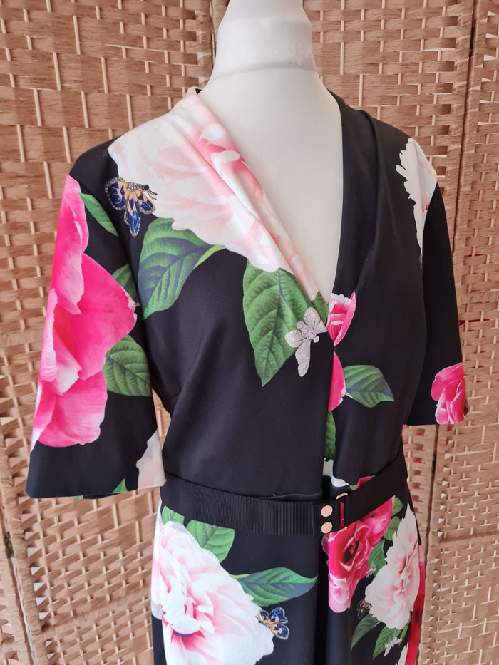 Ted Baker Belted Floral Dress 16