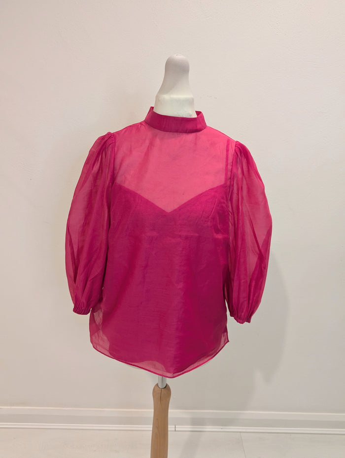 Ted Baker Sheer Pink Top 1