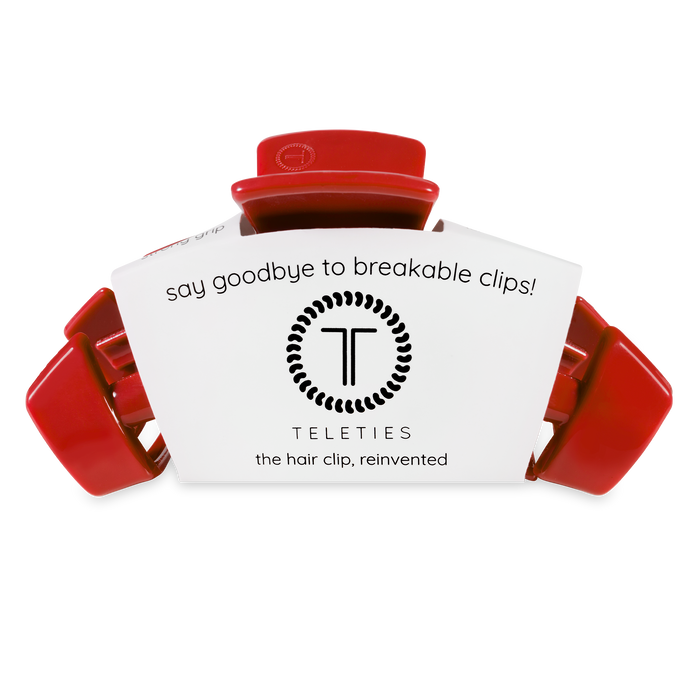 Teleties Classic Hair Clip | Large | Red Carpet Ready