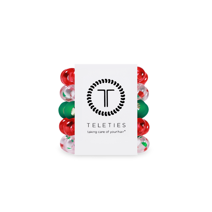 Teleties Spiral Hair Coils | Tiny | Seasons Greetings Hair Ties