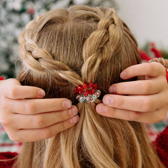 Teleties Spiral Hair Coils | Tiny | Seasons Greetings Hair Ties