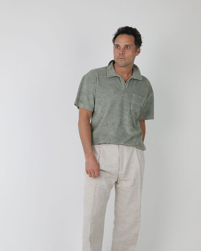 Terry Polo | Sage Green