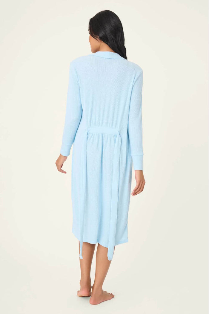 PJ Salvage Textured Robe in Light Sky