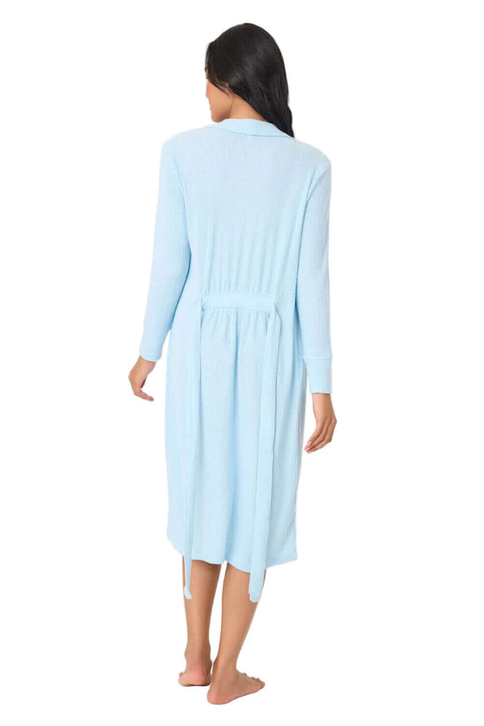 PJ Salvage Textured Robe in Light Sky