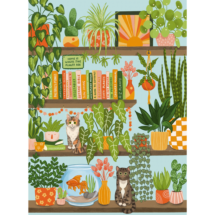 That Plant Life! 1000 Piece Plant and Cat Puzzle
