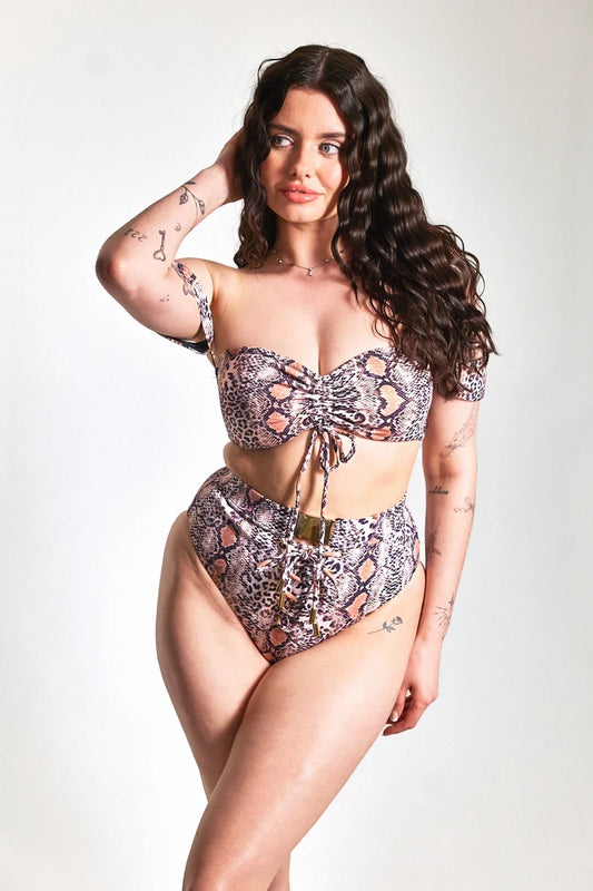 The Artemis High Waisted Sculpting Bikini Bottoms