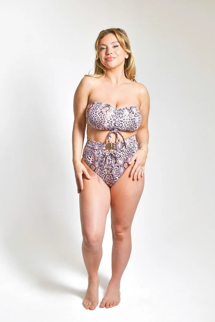 The Artemis High Waisted Sculpting Bikini Bottoms