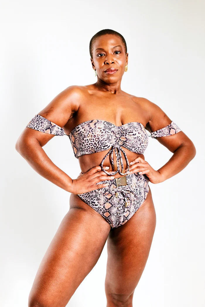 The Artemis High Waisted Sculpting Bikini Bottoms