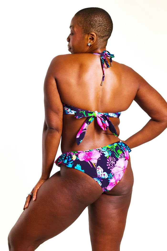 The Butterfly Bikini Top With Adjustable Back Straps