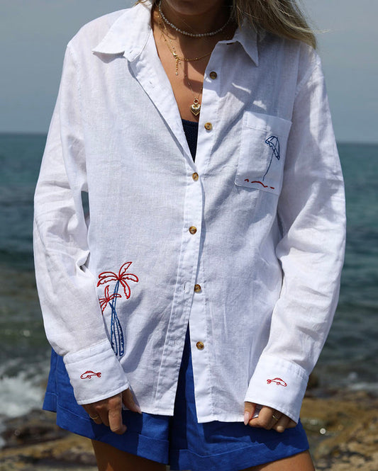 The Daymer Shirt | Limited Edition White Linen