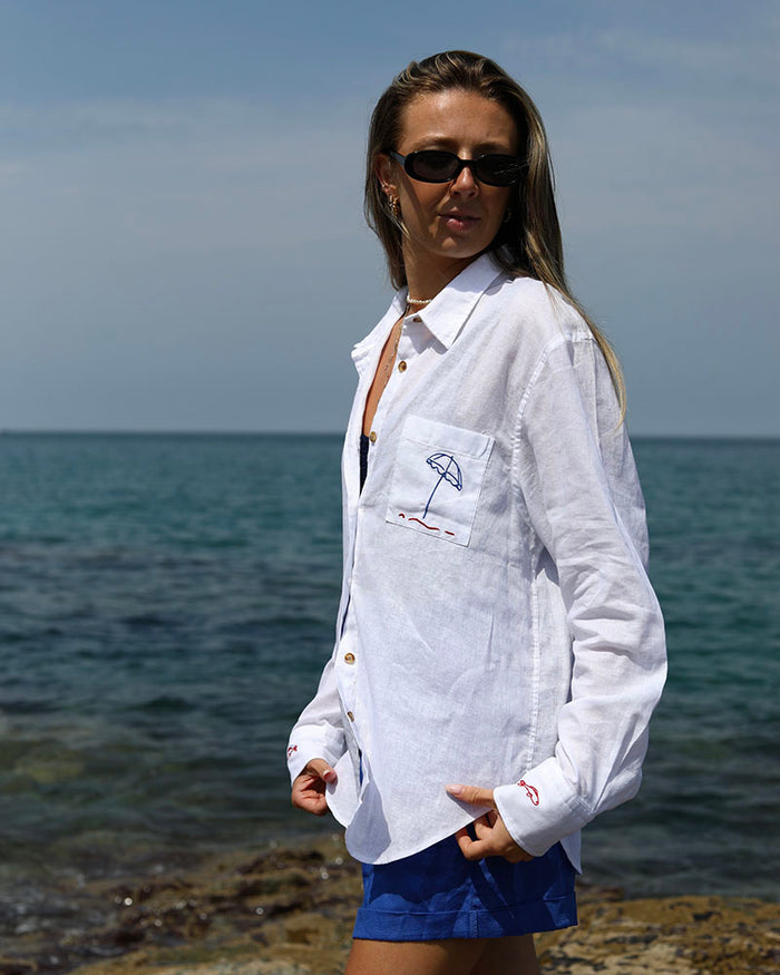 The Daymer Shirt | Limited Edition White Linen