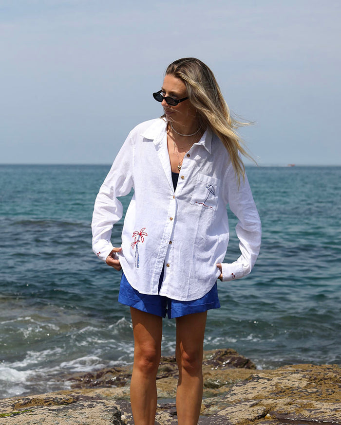 The Daymer Shirt | Limited Edition White Linen