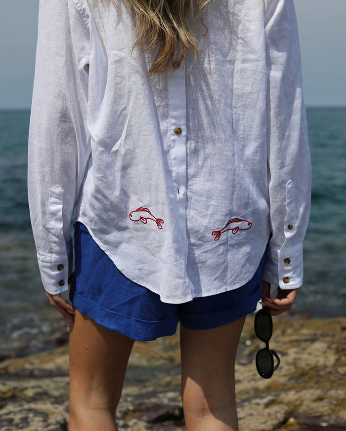 The Daymer Shirt | Limited Edition White Linen