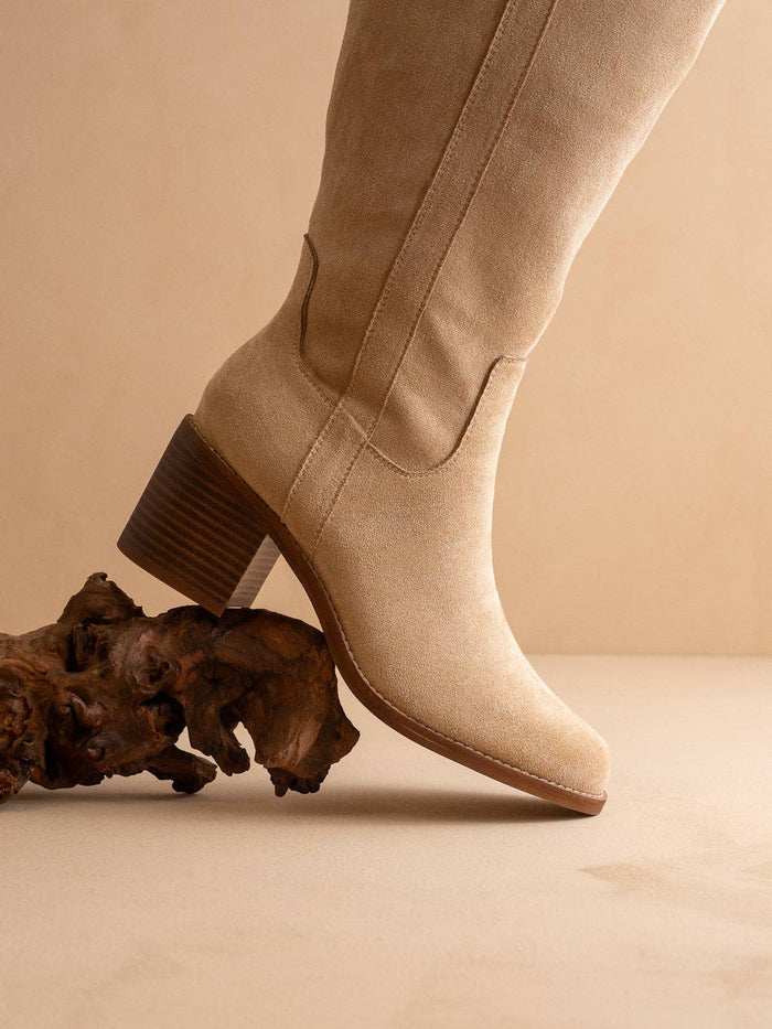 The Harriet | Almond Tall Riding Boot