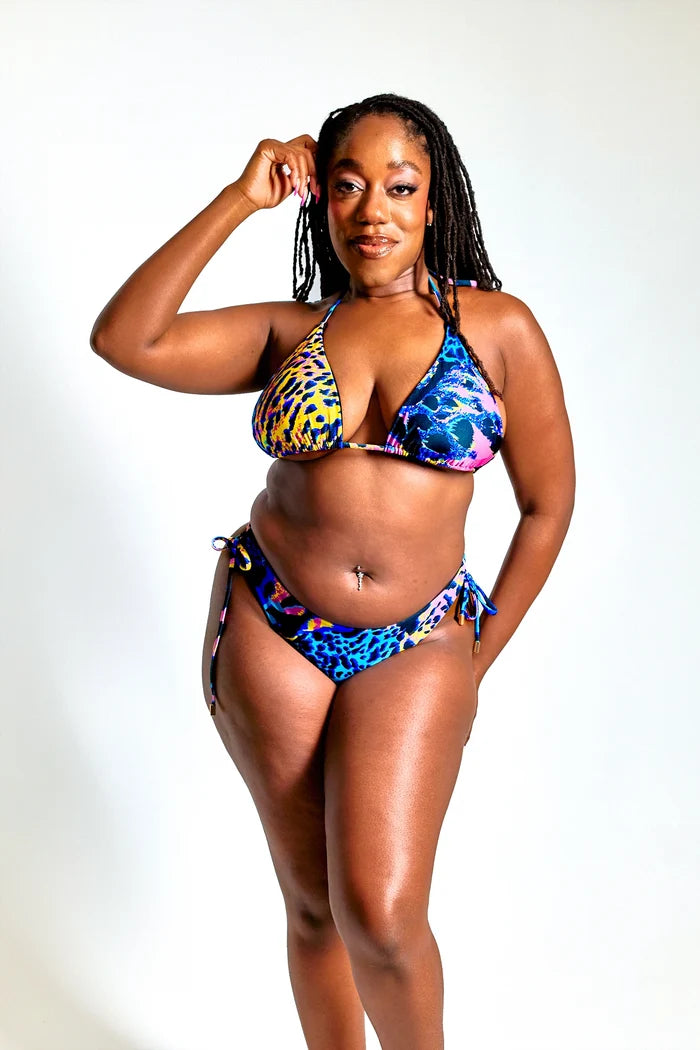 The Jungle Fever Bikini Top - Recycled Fabric
