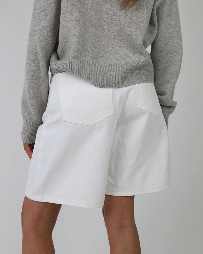 The Porto Short | White Denim