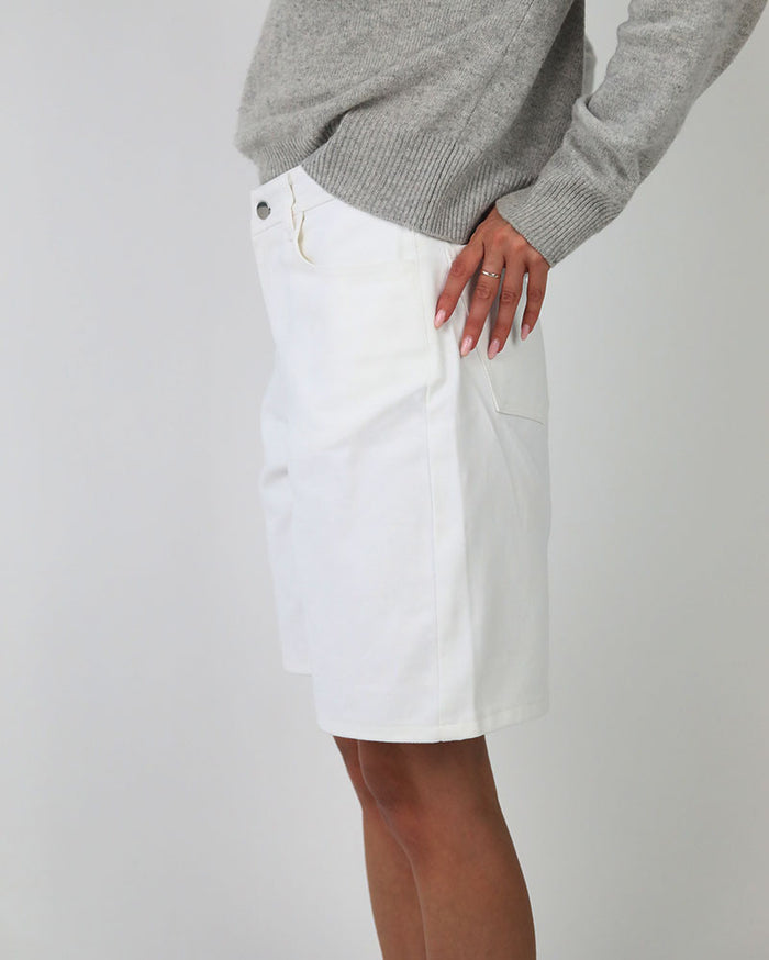 The Porto Short | White Denim