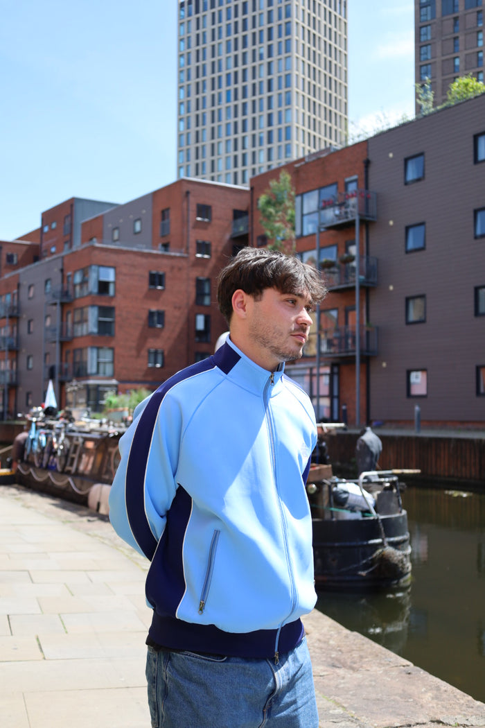 The Track Jacket Sky Blue - First 100 Pre Order
