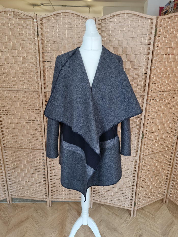Tommy Hilfiger Grey Waterfall coat S