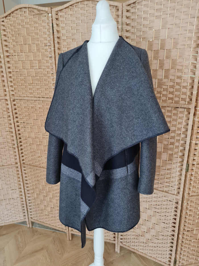 Tommy Hilfiger Grey Waterfall coat S