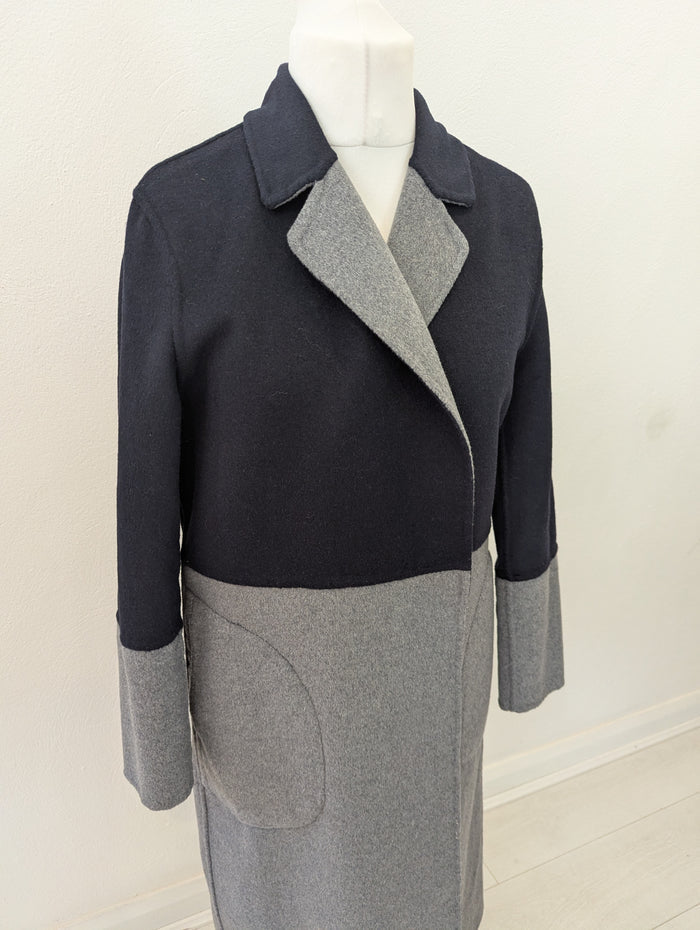 Topshop Grey/ Navy Coat 12
