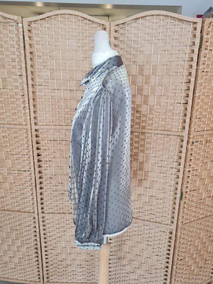 Topshop Silver Spot Shirt 10