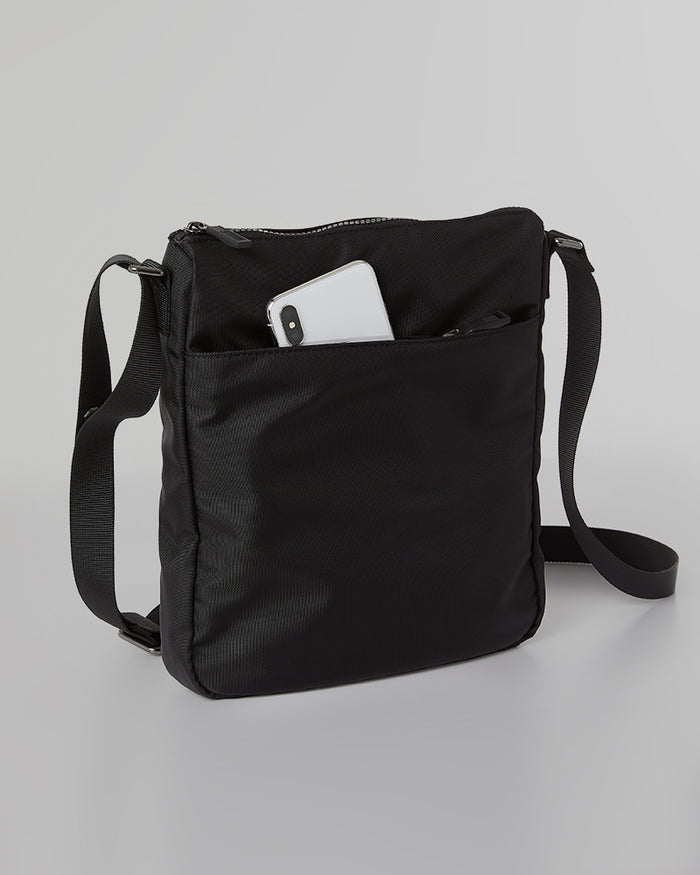 32 Degrees Black _ Travel Crossbody Bag {bottom}{right}