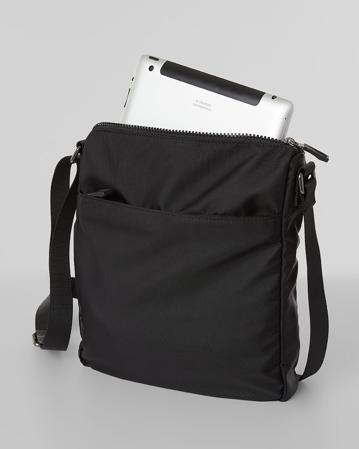 32 Degrees Black _ Travel Crossbody Bag {bottom}{right}