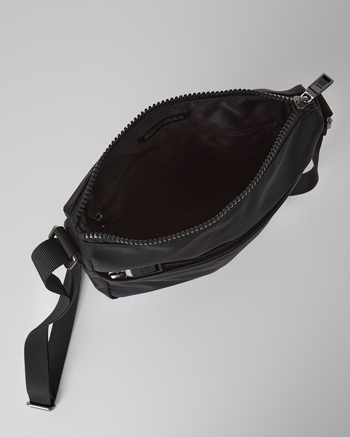 32 Degrees Black _ Travel Crossbody Bag {bottom}{right}