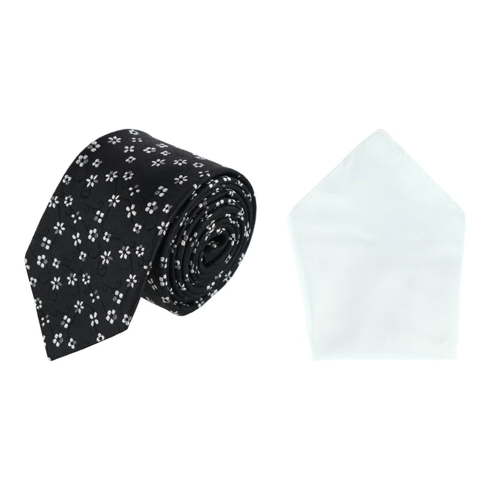 Tudor Daisy & Gatsby Silk Tie and Pocket Square Bundle