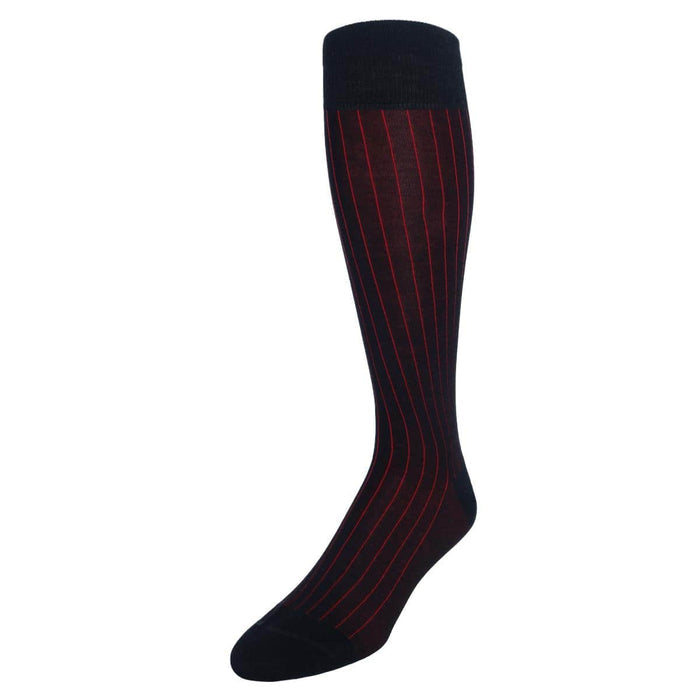 Black with Red Stripes
