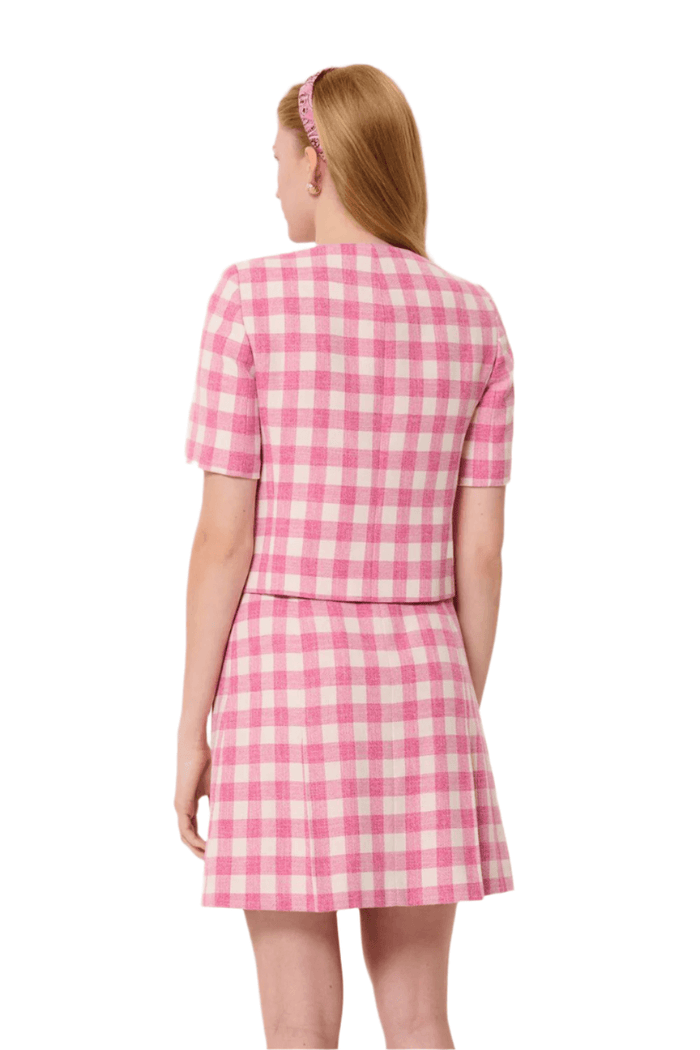 Tara Jarmon Vanita Gingham Jacket