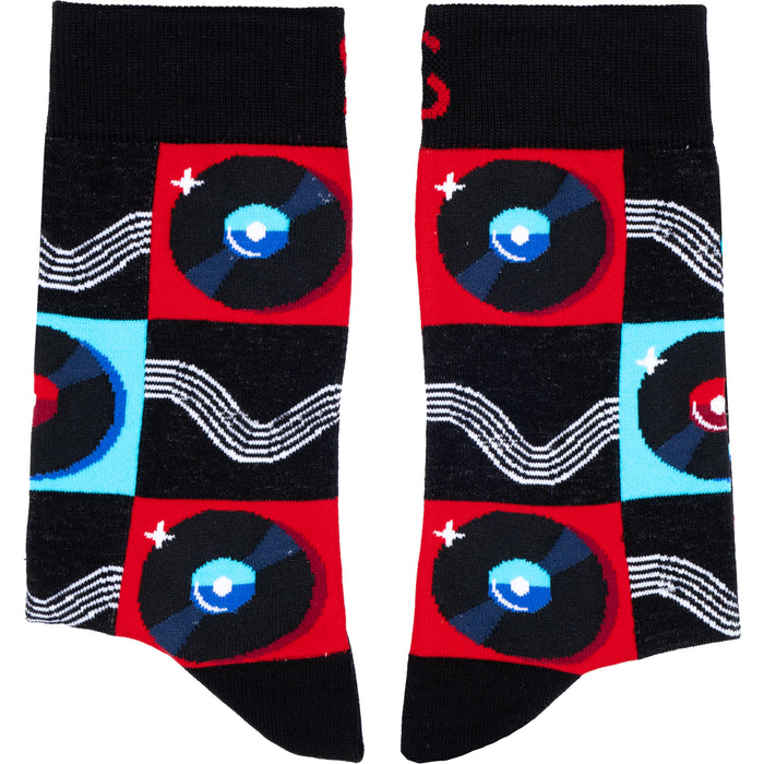 Vinyl Jams Cotton Socks
